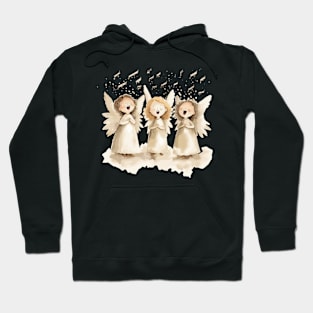 Cute Angels Singing Hoodie